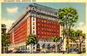 Worcester, Massachusetts - A view of the Bancroft Hotel - in 1942