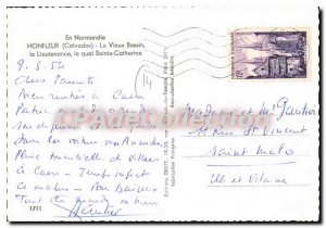 Postcard Modern Normandy Honfleur Old Basin Lieutenancy Sainte Catherine quay