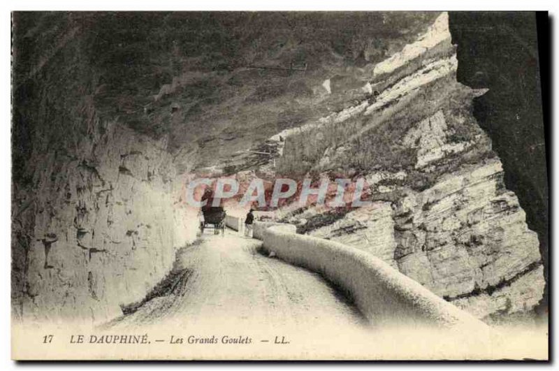 Old Postcard The Dauphine The Grand Goulets