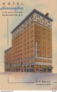 Hotel Harrington , WASHINGTON D.C., 1930-40s