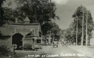 Reproduction - Line Car, Carbarn - Fairfield, Maine ME  