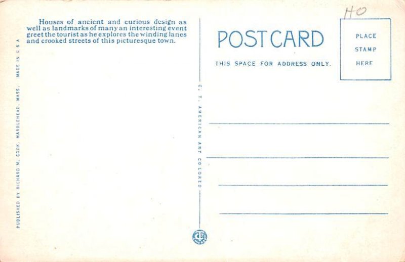 A Quiant Old Street Marblehead, Massachusetts MA