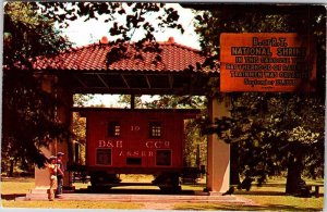 Postcard PARK SCENE Delhi New York NY AK2262