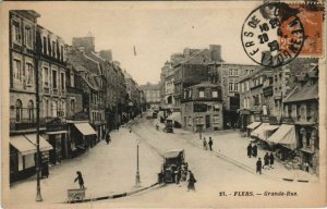 CPA Flers Grand Rue FRANCE (1053942)