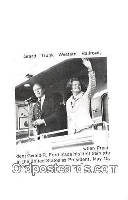 Grand Trunk Western Railroad First Train Trip to US as President May 15, 1976...