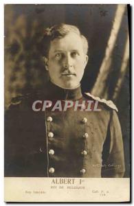 Old Postcard King of Belgium Albert 1er