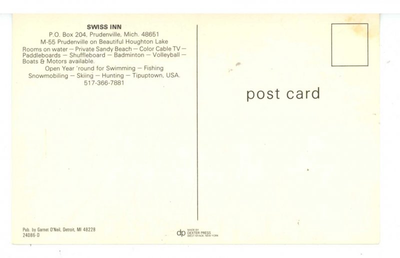 MI - Prudenville. Swiss Inn