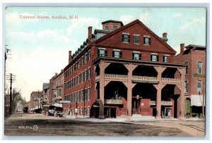 c1905 Tremont House Horse Street Carriage Nashua New Hampshire NH Postcard