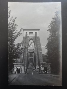 Bristol Suspension Bridge shows Original Toll Houses & at Night 2 x RP Postcards