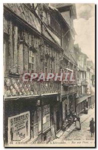 Old Postcard Lisieux The Manor of the Salamander