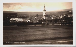 Czech Republic Sobeslav Celkový Pohled Soběslav Vintage RPPC C160