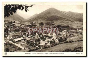 Old Postcard Arreau Compluent General view of deaux Nestes