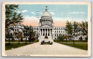 State Capitol Jackson Mississippi c1920s Postcard E25