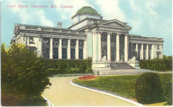 D/B Court House in Vancouver British Columbia BC Canada