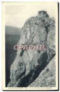 Old Postcard La Sainte Baume Var St Pilon and the Chapel