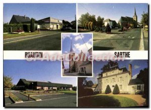 Postcard Modern Ruaudin Sarthe Supermarket castle the multipurpose room of th...