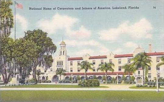 Florida Lakeland National Home of Carpenters and Joiners of America Tichnor