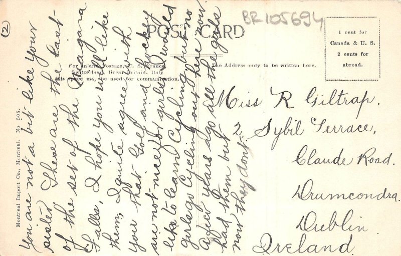 br105694 horseshoe falls below table rock niagara falls canada