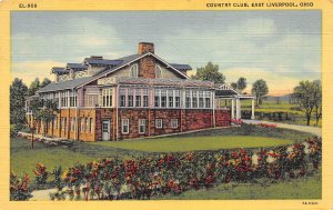 East Liverpool Ohio 1950 Postcard Country Club