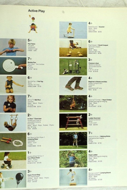 1971 Creative Playthings Toy Catalog Sasha Gregor Dolls Prices Doll House