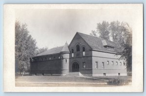 Grinnell Iowa IA Postcard RPPC Photo Ladies Gymnasium c1910's Posted Antique