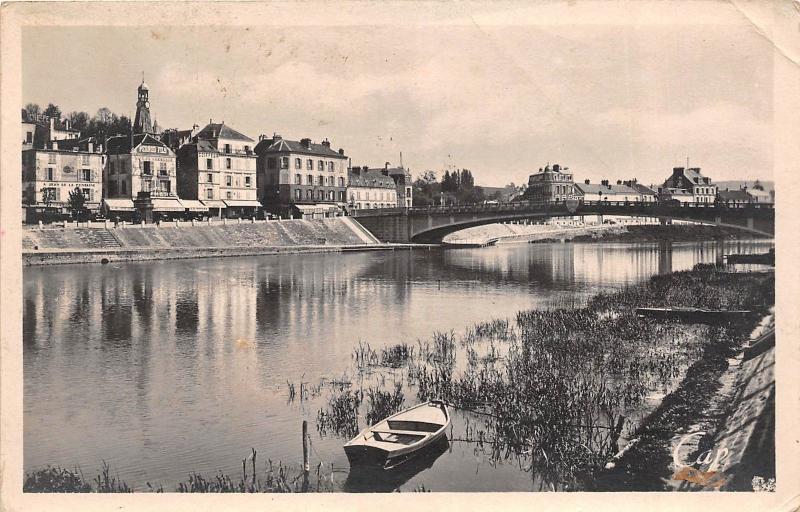 BR39537 Chateau Thierry Le marna vers la bnouveay Pont france