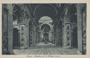 Italy Postcard - Rome / Roma - Basilica Di S.Pietro (Interno)  RS21621