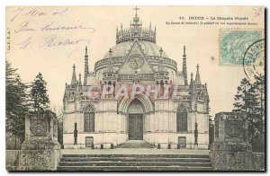 Old postcard Dreux Royal Chapel