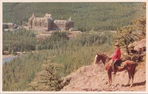 Byron Harmon RCMP Police Mountie Banff Springs Hotel Alberta AB Postcard H25