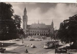 BF33151 den haag vredeespaleis tramway  netherland front/back image