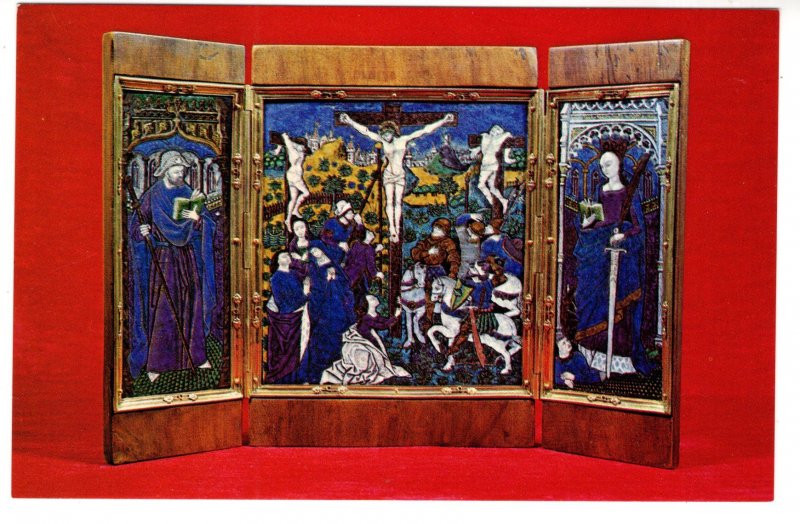 Triptych, French Limoges, Toft Museum, Cincinnatti, Ohio