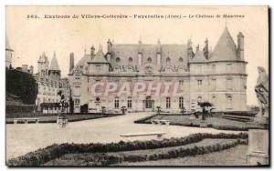 Old Postcard From Around Villers Cotterets Faverolles Le Chateau De Maucreux