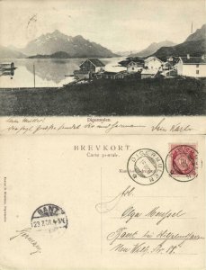 norway norge, DIGERMULEN, Panorama (1906) Postcard