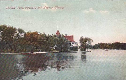 Illinois Chicago Garfield Park Refectory And Lagoon