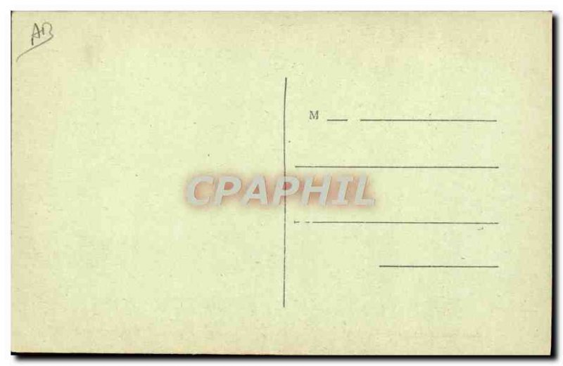 Postcard Old Army Tank