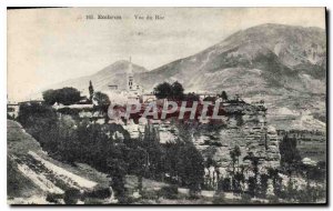 Postcard Old Embrun Roc View