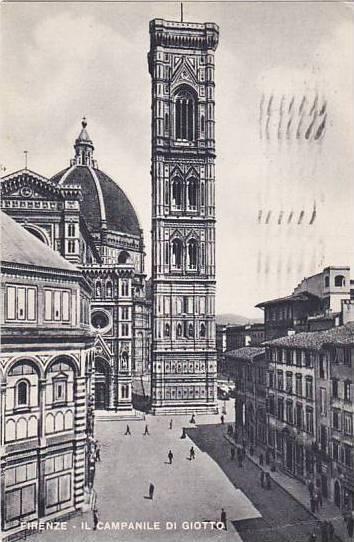 Italy Firenze Il Campanile Di Giotto