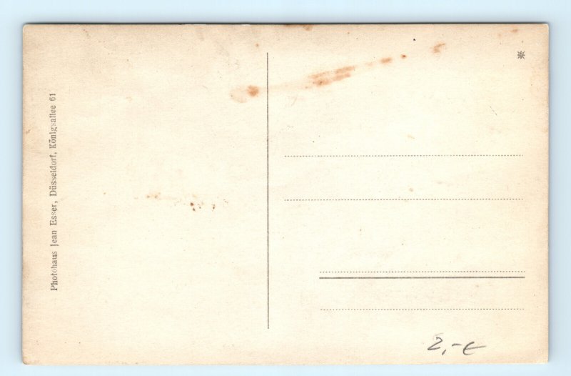 RPPC WWI German Cavalry Soldier Real Photo Postcard