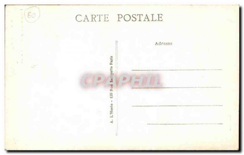 Old Postcard Senlis La Fleche de la Cathedrale