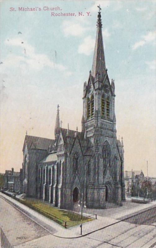 New York Rochester St Michael's Church 1910