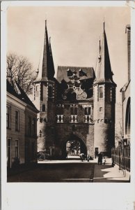 Netherlands Kampen Broederpoort Built 1465 Vintage RPPC C127