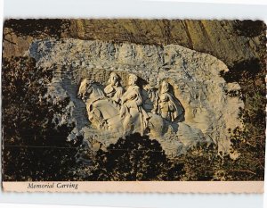M-129976 Memorial Carving Georgia's Stone Mountain Georgia