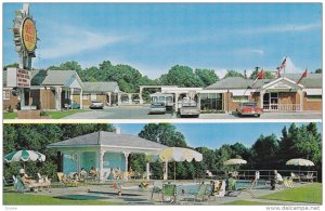 2-Views, Swimming Pool, Magnolia Motor Hotel and Restaurant, VICKSBURG, Missi...