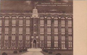 Rhode Island Providence College Entrance To Aquinas Hall