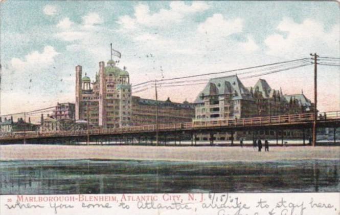 New Jersey Atlantic City The Marlborough-Blenheim Hotel 1907