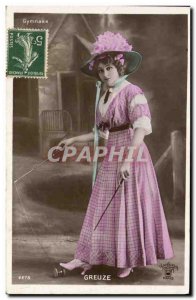 Postcard Old Woman Greuze Theater Gymnasium Diabolo