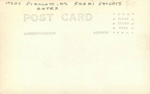 Postcard RPPC 1920s Arizona Prescott Smoki Dancers Bates AZ24-2576