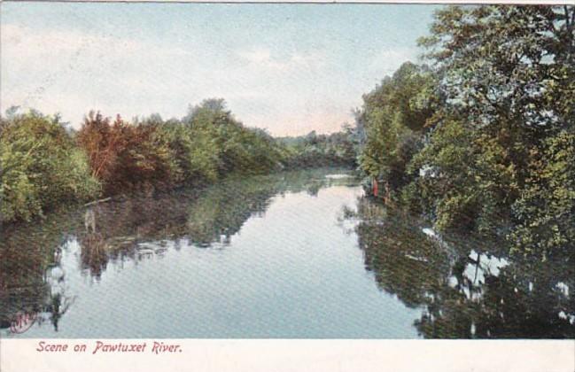 Rhode Island Pawtucket Scene On Pawtuxet River