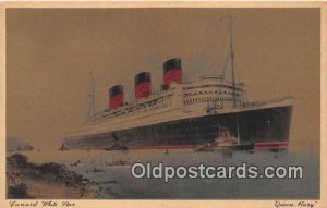 Queen Mary Cunard White Star Ship Unused 