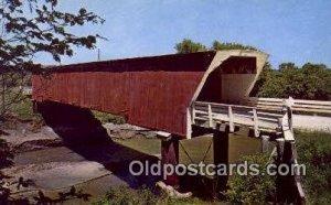 Holliwell, Winterset, IA USA Covered Bridge Unused 